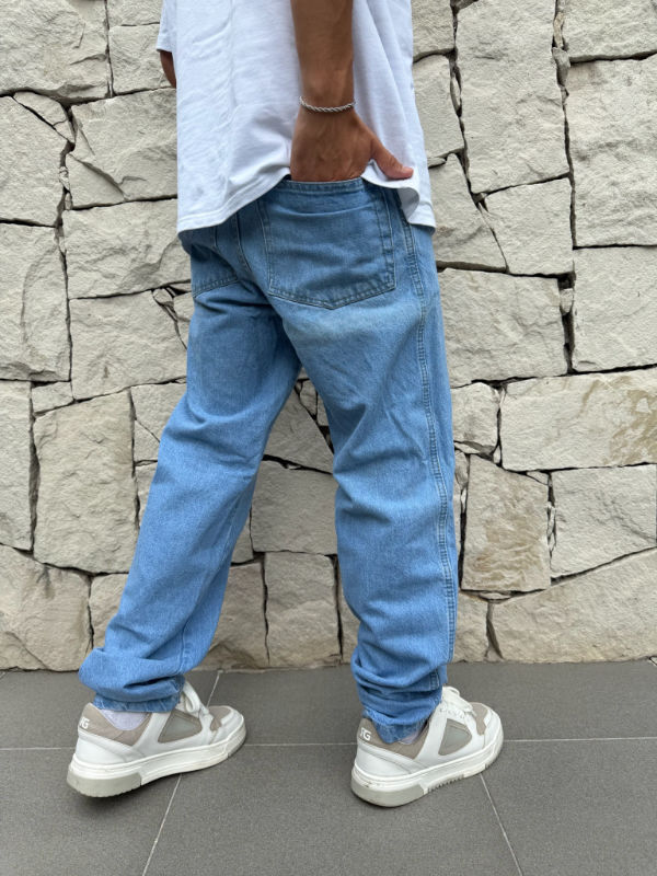 Pantalón Oxford Celeste