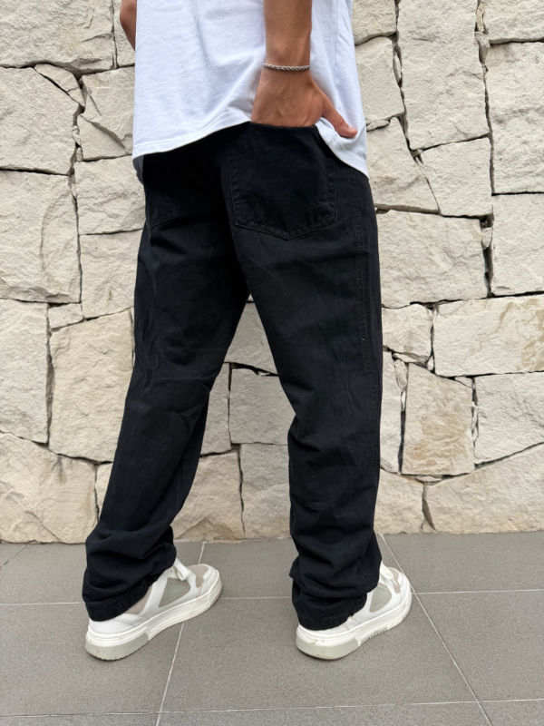 Pantalón Oxford gabardina negro